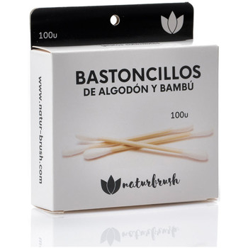 Naturbrush Tratamiento para uñas Bastoncillos De Algodón Orgánico 100 Pz