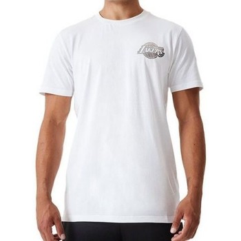 New-Era Camiseta CAMISETA LOS ANGELES LAKERS METALLIC LOGO BLANCO