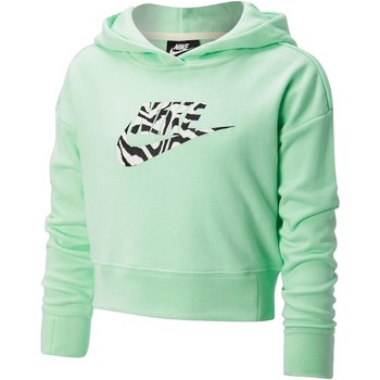 Nike Jersey CORTA CON CAPPUCCIO VERDE FLUO