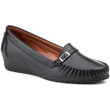 Par Y Medio Shoes Mocasines Mocasines de piel con cuña by Par y Medio