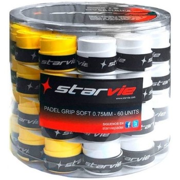 Starvie Complemento deporte Overgrips Soft Classic Bote 60u Blancos Amarillos