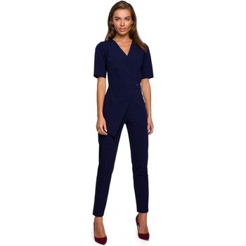 Style Mono S242 Vestido manga murciélago - negro