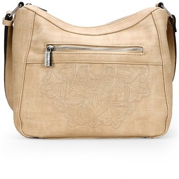 Bosanova Bandolera Bolso bandolera tostado con bordado
