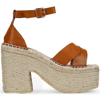 Bosanova Sandalias Sandalias marrones suela esparto XXL