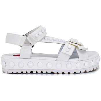 Exé Shoes Sandalias SANDALIA PLATAFORMA WHITE CON TIRAS TIAM-001