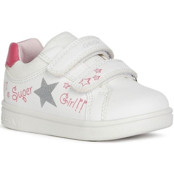 Geox Zapatillas B Djrock Girl Blanco Fucsia