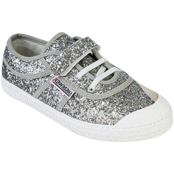 Kawasaki Deportivas Moda FOOTWEAR - Glitter kids shoe w elastic - silver
