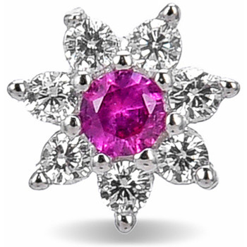 Luxenter Piercing Pendientes Fanti De Plata De Ley 925