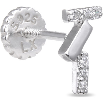 Luxenter Piercing Pendientes Laurth De Plata De Ley 925