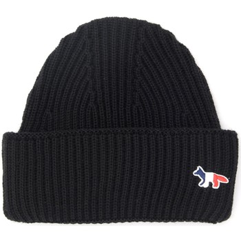 Maison Kitsuné Gorro Gorro Maison Kitsunè de lana negro