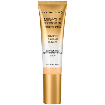 Max Factor Base de maquillaje Miracle Touch Second Skin Found.spf20 2-fair Light