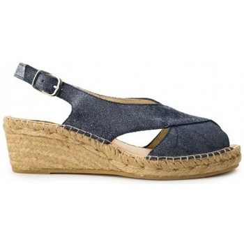 Pera Limonera Alpargatas Alpargatas Cuña Tiras Cruzadas Azules