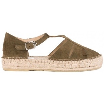 Pera Limonera Alpargatas Cangrejeras Esparto Piel Kaki