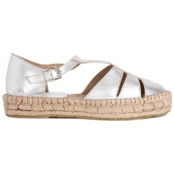 Pera Limonera Alpargatas Cangrejeras Esparto Piel Plata