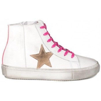 Pera Limonera Zapatillas altas Zapatillas Altas Estrella Piel Blancas