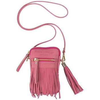 Priscila Welter Bolso de mano Smartphone Bag Zipper Flecos Pink