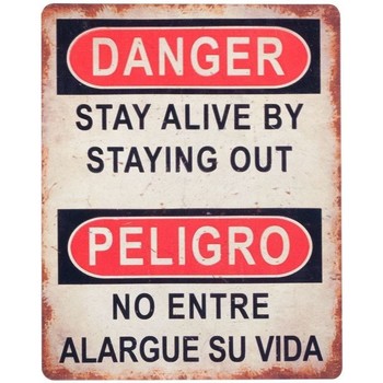 Signes Grimalt Cuadros, pinturas Placa Pared Danger/Peligro