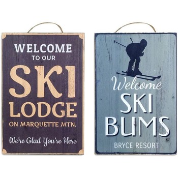 Signes Grimalt Cuadros, pinturas Placa Pared Ski Set 2 U