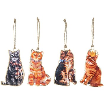 Signes Grimalt Decoraciones festivas Gatos Colgantes Set 4 U