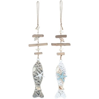 Signes Grimalt Figuras decorativas Colgante Peces Madera 2U