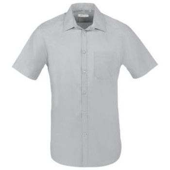 Sols Camisa manga corta BRISTOL FIT Gris Perla