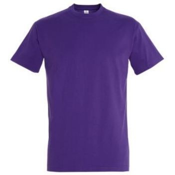 Sols Camiseta IMPERIAL camiseta color Morado Oscuro