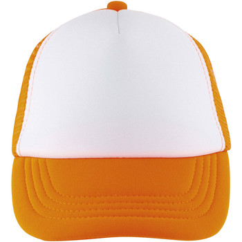 Sols Gorra BUBBLE KIDS Blanco Naranja Fluor