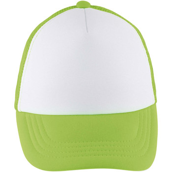 Sols Gorra BUBBLE KIDS Blanco Verde Neon