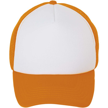Sols Gorro BUBBLE Blanco Naranja Fluor
