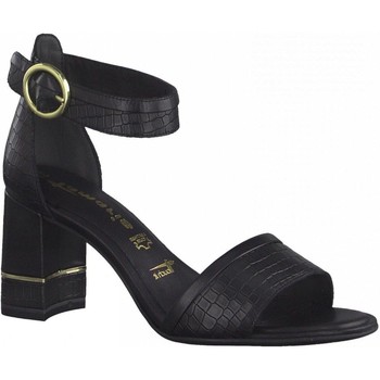 Tamaris Sandalias Blk Croco Blk Elegant Tacones