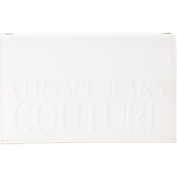 Versace Jeans Couture Bandolera Cartera blanca con logotipo