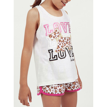 Admas Camiseta sin mangas de pijama para chicas LouLou Jungle beige