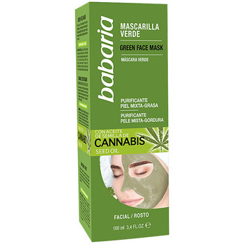 Babaria Cuidados especiales Cannabis Mascarilla Verde Facial Piel Mixta/grasa