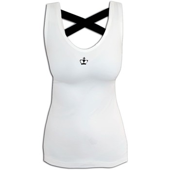 Black Crown Camiseta tirantes CAMISETA ROSAS BLANCO MUJER