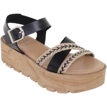 Blusandal Sandalias Sandalias de piel con plataforma by