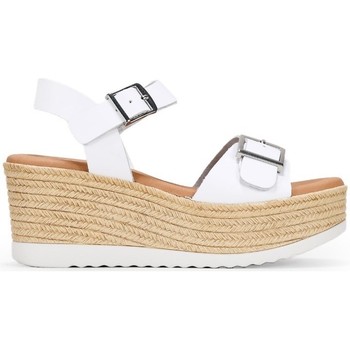 Bosanova Sandalias Sandalias blancas en piel con cuña