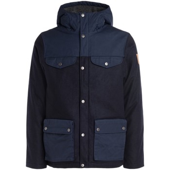 Fjallraven Parka Parka Greenland Re-Wool de lana azul