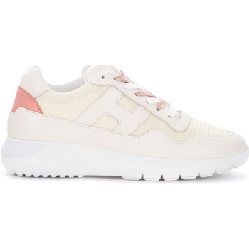 Hogan Zapatillas Zapatillas H371 Interactive³ de piel y tejido rosa