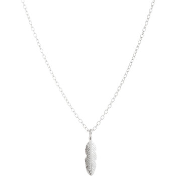 Luxenter Collar Collar Feather De Plata De Ley 925