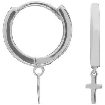 Luxenter Pendientes Pendientes Cruz De Plata De Ley 925