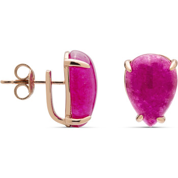 Luxenter Pendientes Pendientes Kevcuth Con Baño Oro Rosa De 18 Quilates