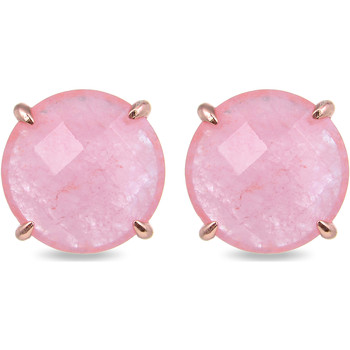 Luxenter Pendientes Pendientes Ninoe Con Baño Oro Rosa De 18 Quilates
