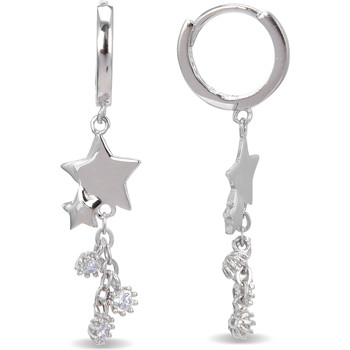 Luxenter Pendientes Pendientes Yedur De Plata De Ley 925