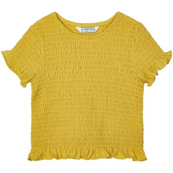 Mayoral Blusa Camiseta m/c nido de abeja