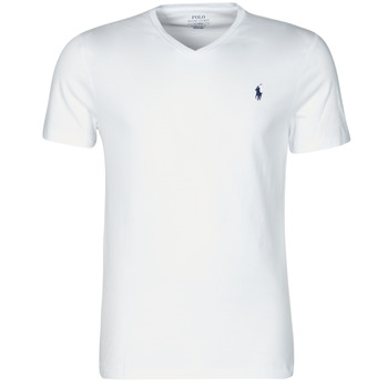 Polo Ralph Lauren Camiseta T-SHIRT AJUSTE COL V EN COTON LOGO PONY PLAYER