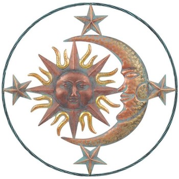 Signes Grimalt Cuadros, pinturas Adorno pared sol y luna