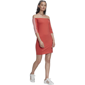 adidas Vestido VESTIDO ADIDAS SHOULDER COLOR CORAL ESCARLATA