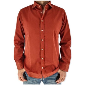 Bastoncino Camisa manga larga Camisa 1379/9 Hombre naranja
