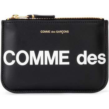 Comme Des Garcons Monedero Cartera Huge Logotipo de piel