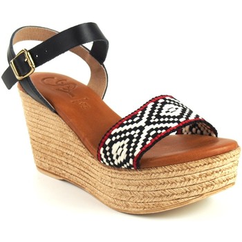 Csy Sandalias Sandalia señora CO SO sd001 ne.roj